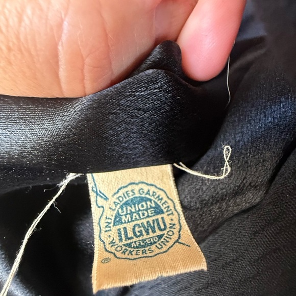 Vintage Union Made Mink Collar Trench Coat 1950s 1960s - Picture 5 of 8